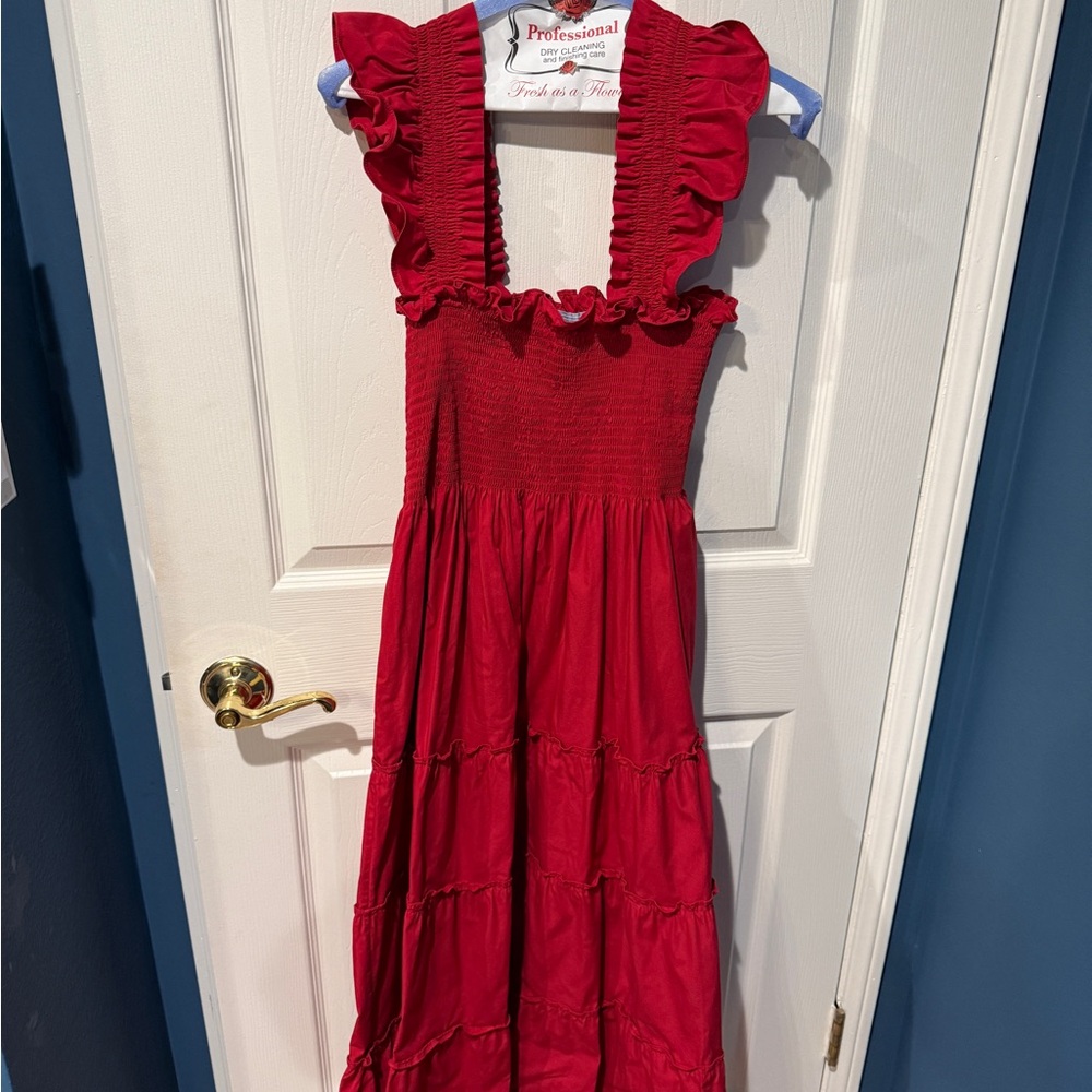 Red Ellie Hillhouse Home Nap Dress